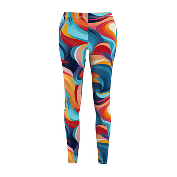 Dreamsicle Swirl Women's Leggings