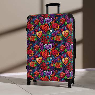 Hearts & Roses Suitcase