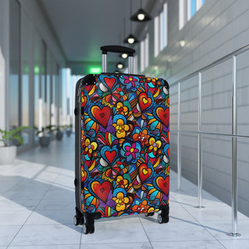 Hearts & Flowers Suitcase