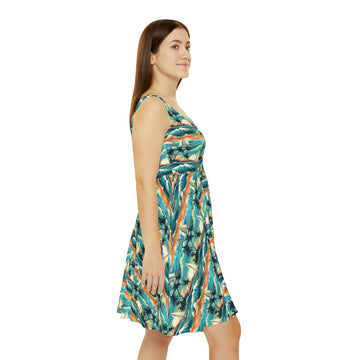Surfin' Sunset Women's Skater Dress