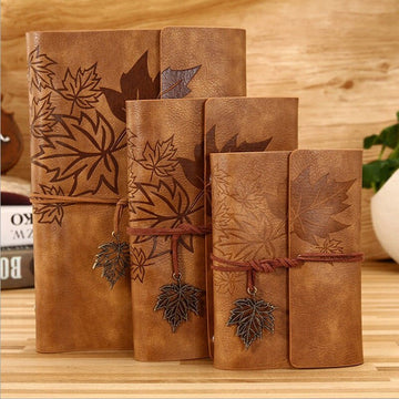 Vintage Travelers binder Notebook Blank Kraft Diary PU Leather Loose leaf Notepad Journal Sketchbook Office Supplies A7/A6/A5