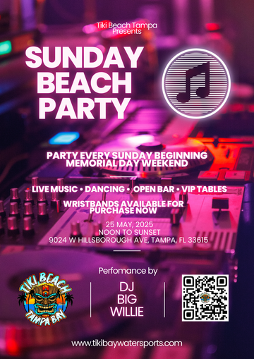Tiki Beach Weekend - Day Party Pass