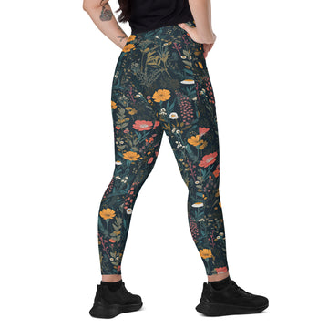 Wildflowers Leggings with pockets - Sunshine on the Seas