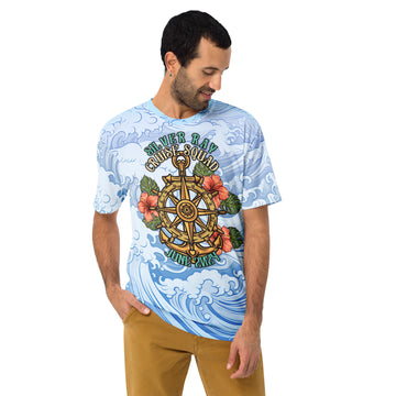 Silversea Silver Ray Cruise Squad Blue Sea spray 2024 Men's T-shirt