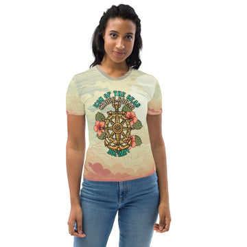 Customizable Cruise Squad Summer Sunset Women's T-shirt