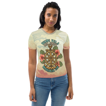 Viking Vela Inaugural Sail Dec 2024 Women's Sunset T-shirt