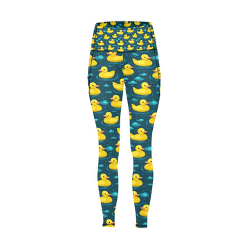 Rubber Duck Leggings with Pockets