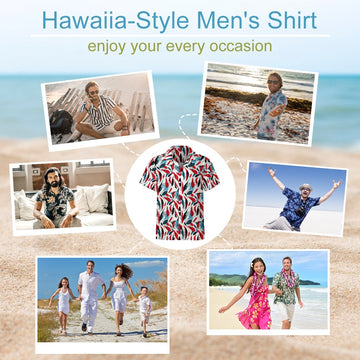 Abstract Hawaiian Shirt for Men