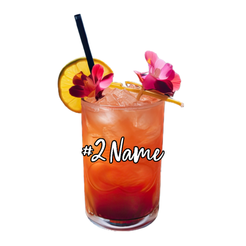 Custom Personalized Tropical Drinks Cruise Door Magnets - Sunshine on the Seas
