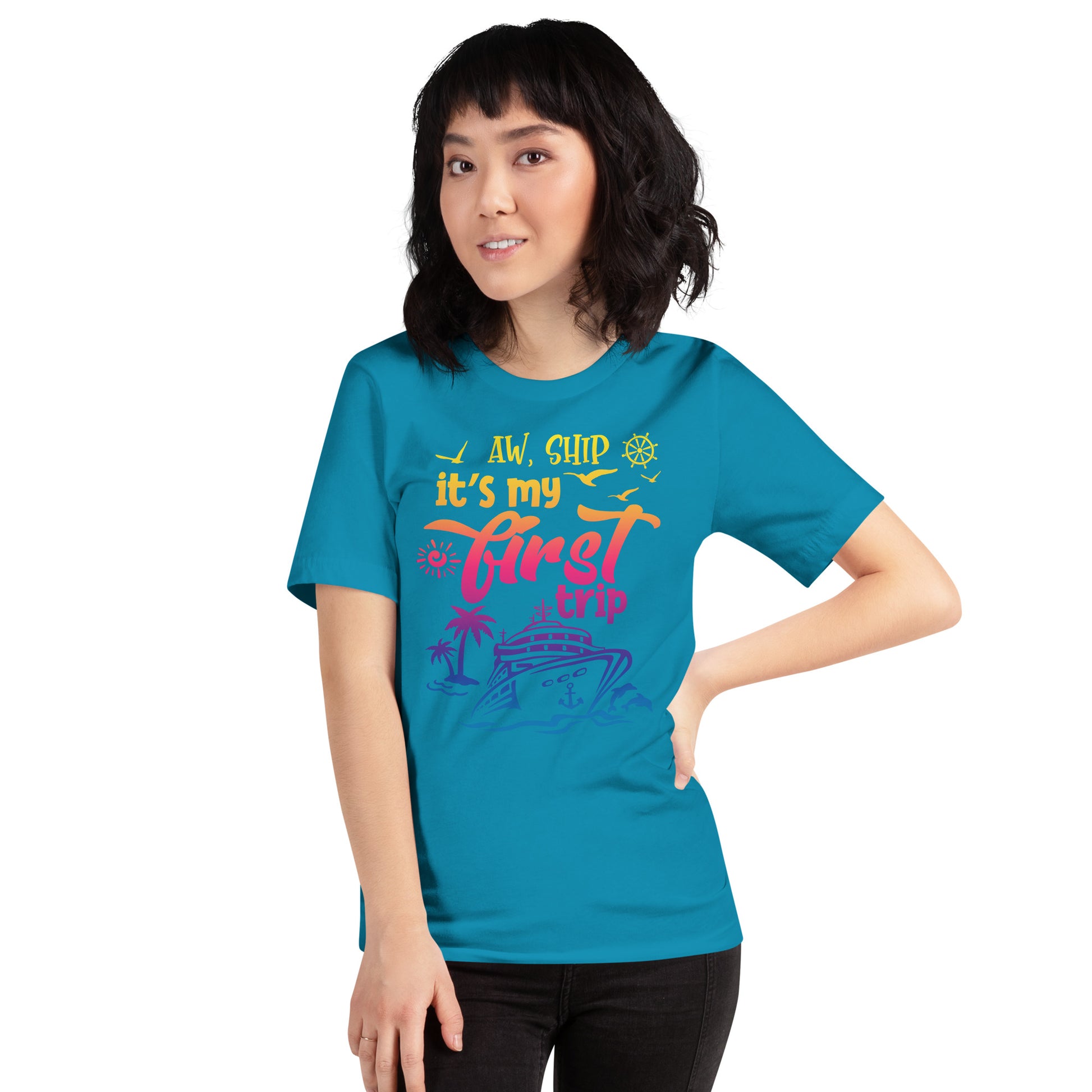 Aww Ship, It's My First Trip T-Shirt - Sunshine on the Seas