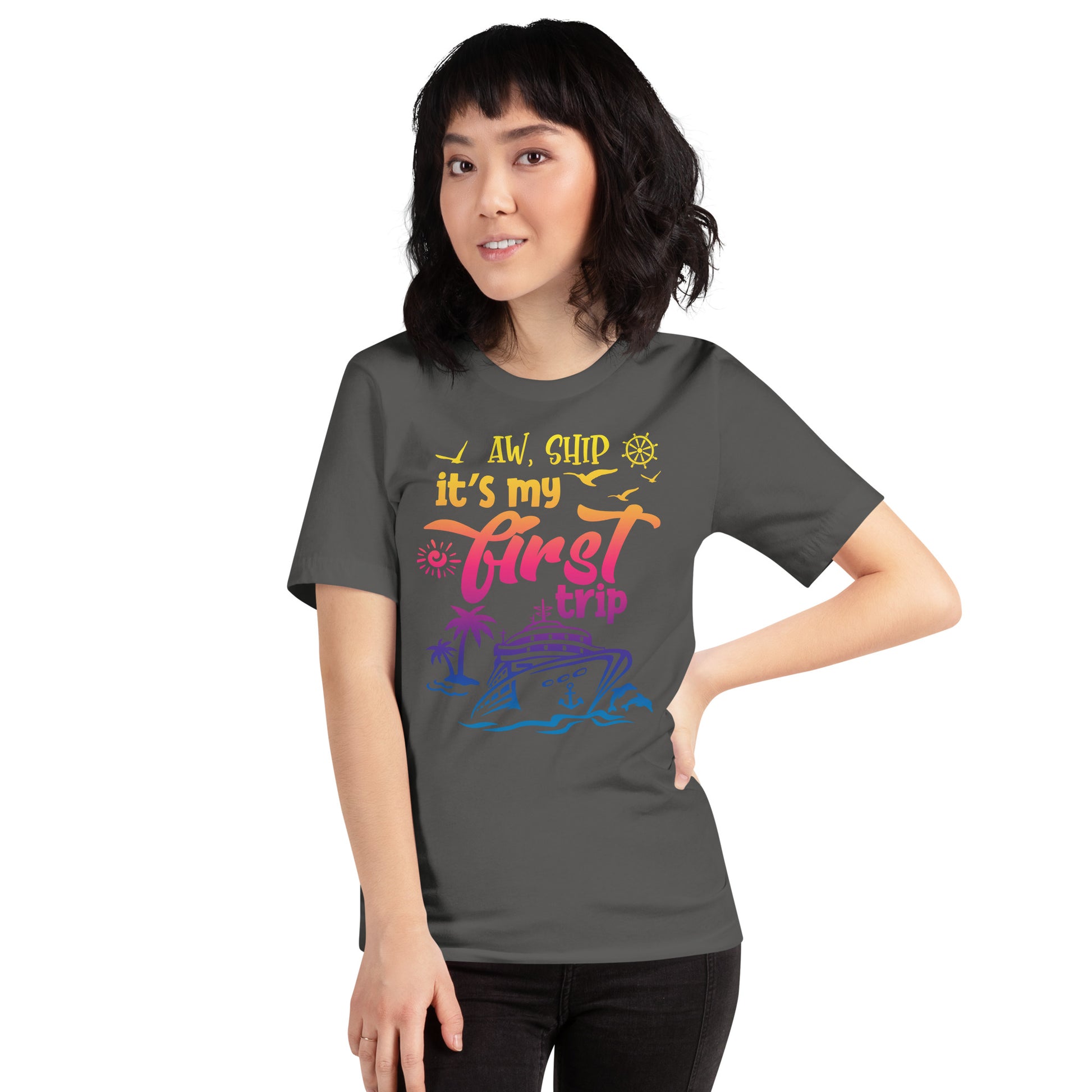 Aww Ship, It's My First Trip T-Shirt - Sunshine on the Seas