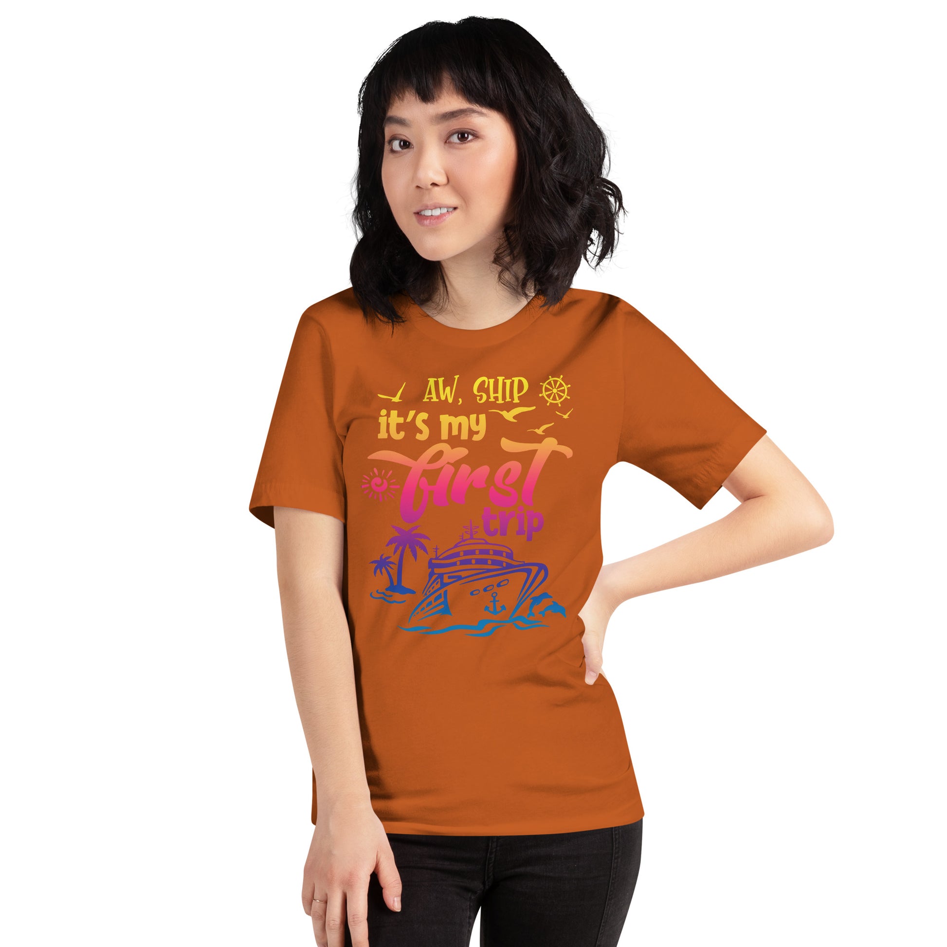 Aww Ship, It's My First Trip T-Shirt - Sunshine on the Seas