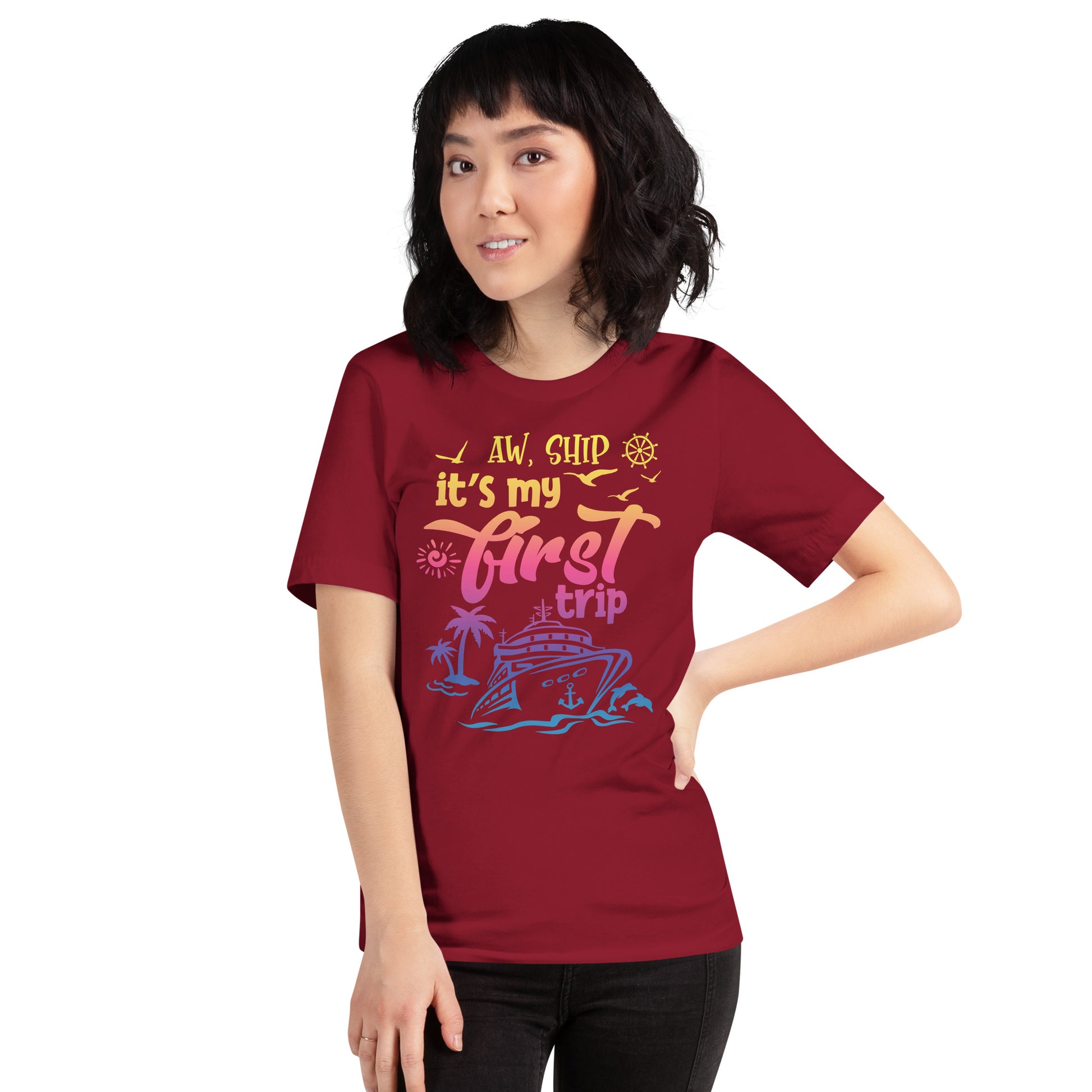 Aww Ship, It's My First Trip T-Shirt - Sunshine on the Seas