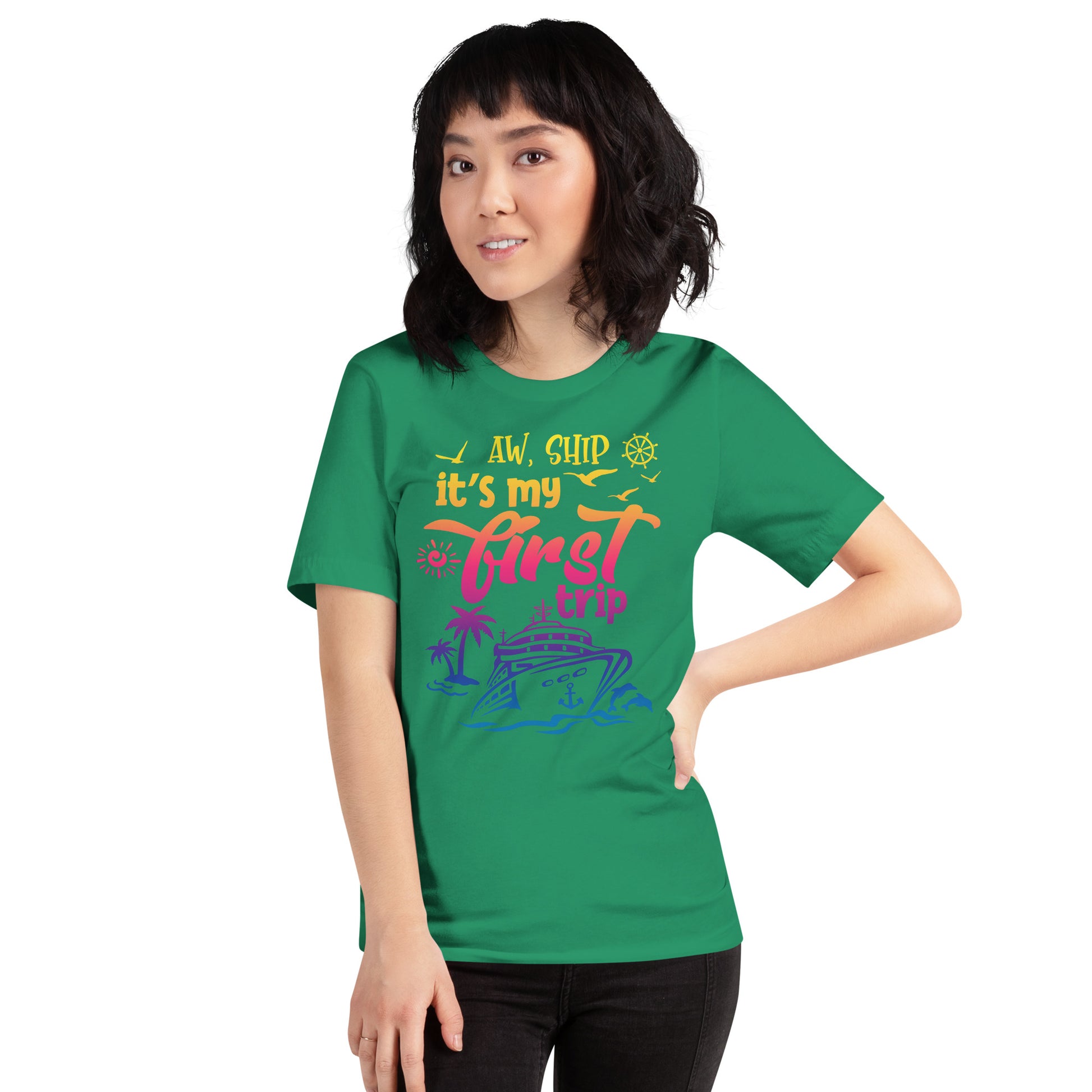 Aww Ship, It's My First Trip T-Shirt - Sunshine on the Seas