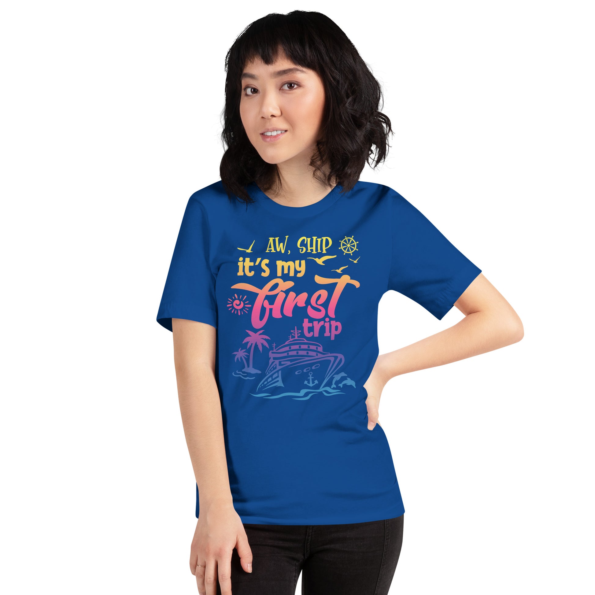 Aww Ship, It's My First Trip T-Shirt - Sunshine on the Seas