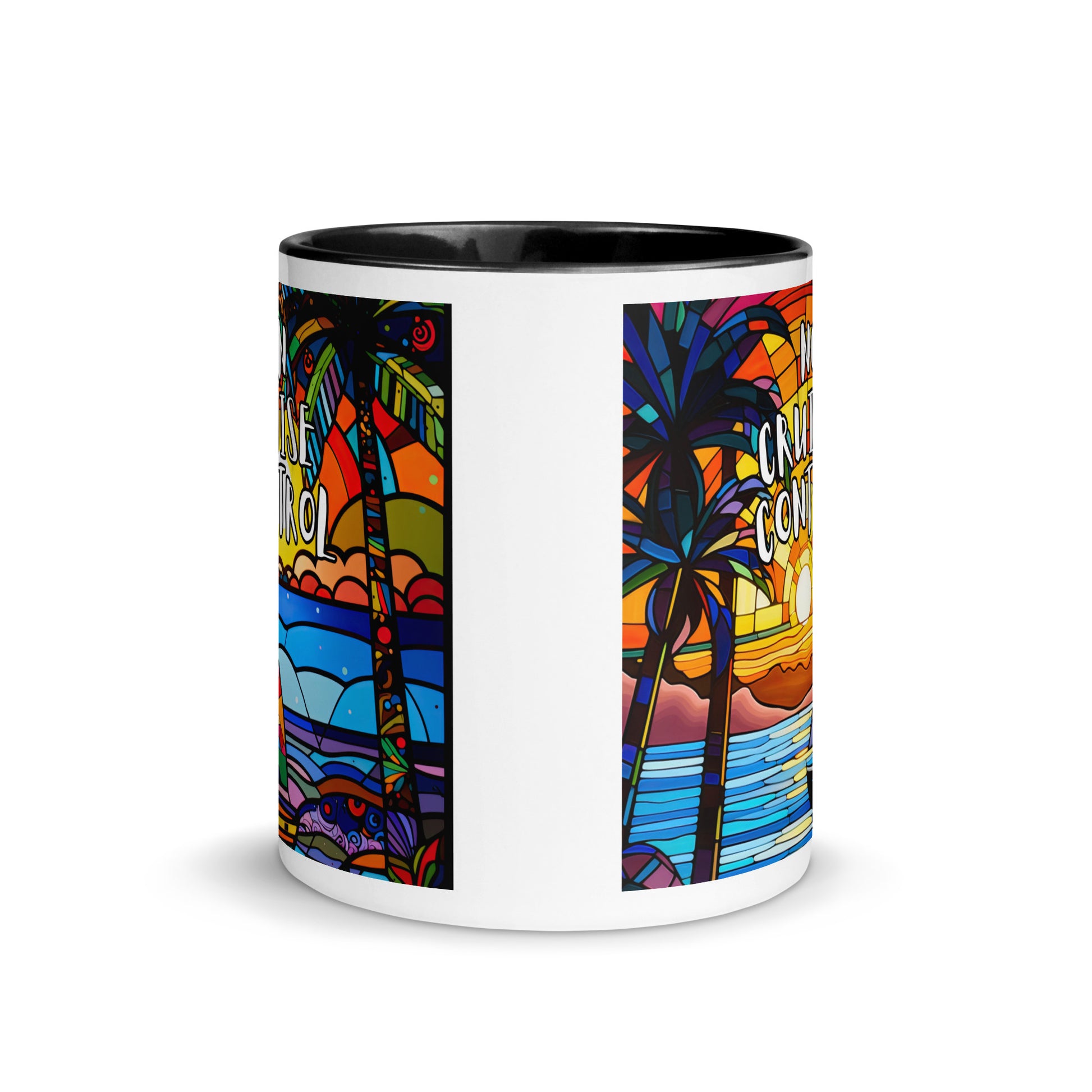 On/No Cruise Control Mug with Color Inside - Sunshine on the Seas