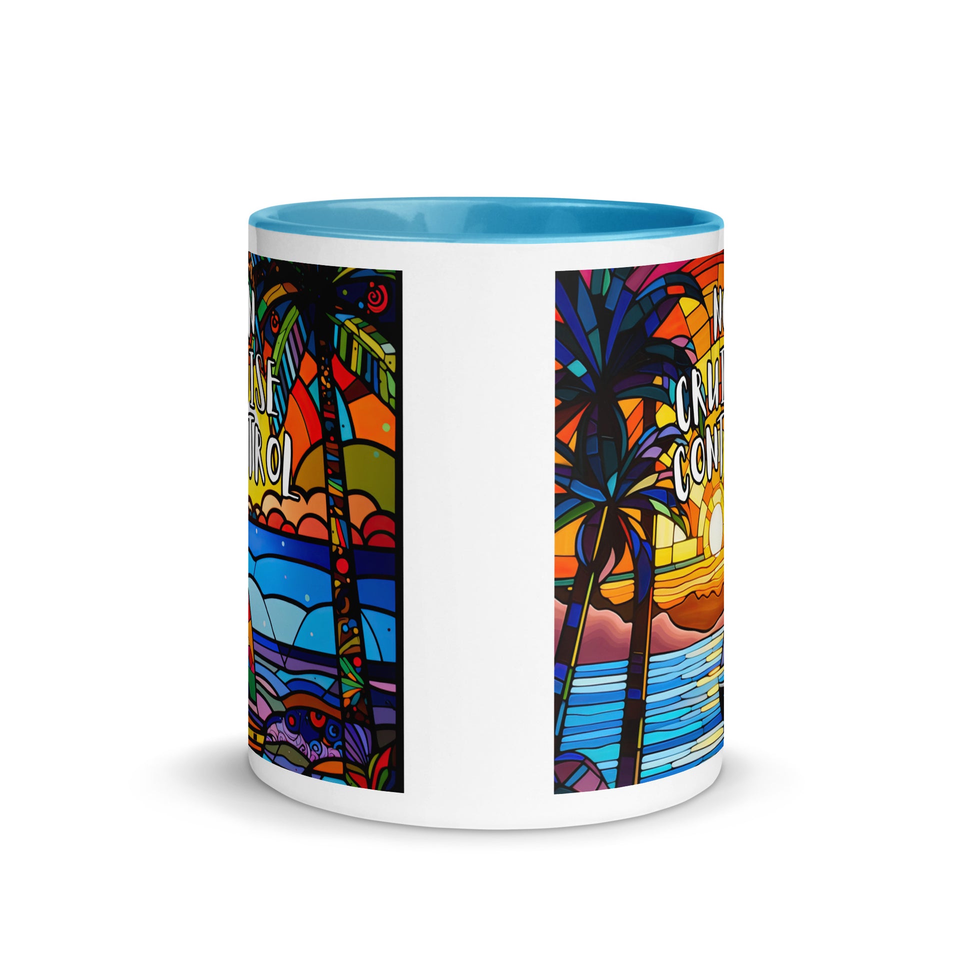 On/No Cruise Control Mug with Color Inside - Sunshine on the Seas