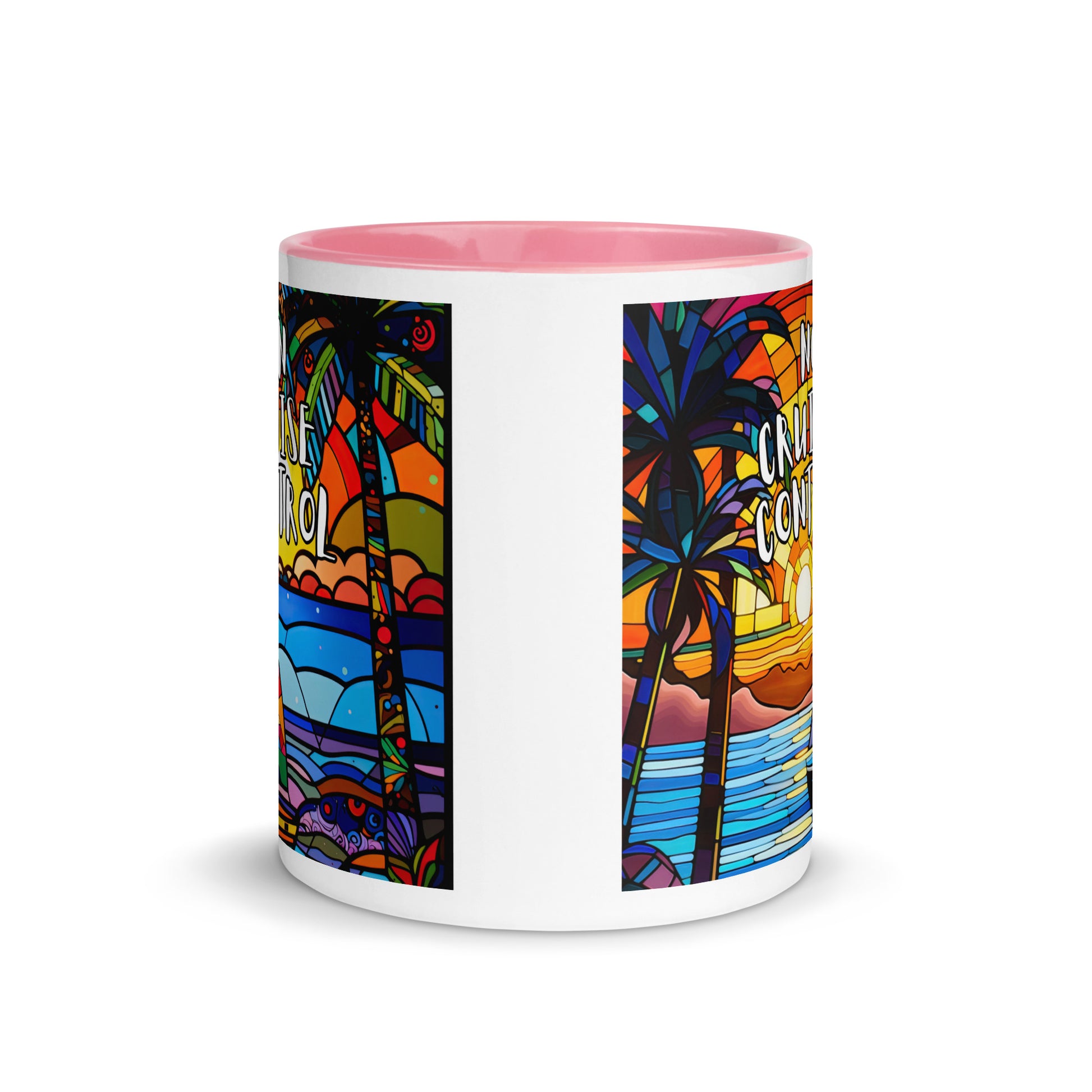 On/No Cruise Control Mug with Color Inside - Sunshine on the Seas