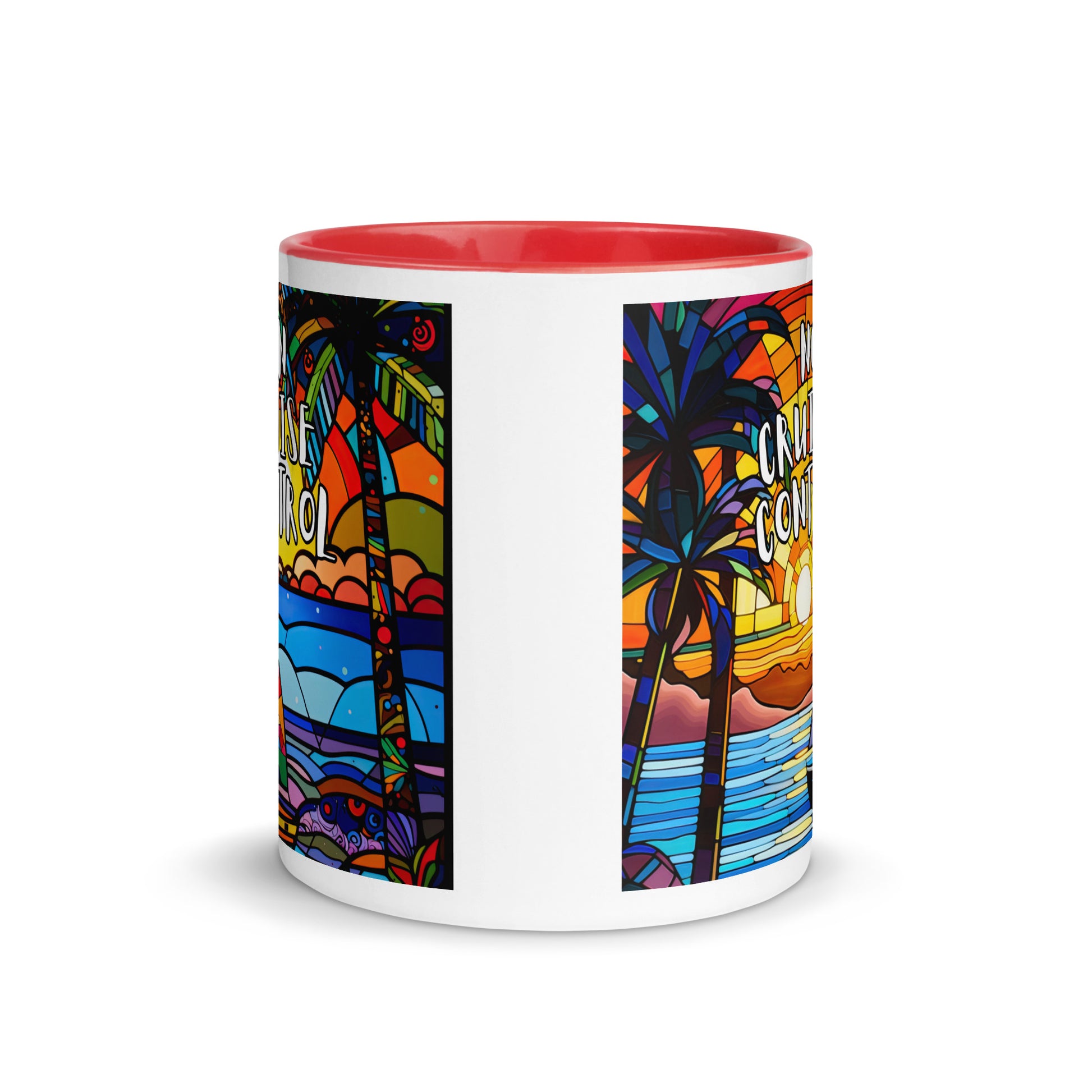 On/No Cruise Control Mug with Color Inside - Sunshine on the Seas