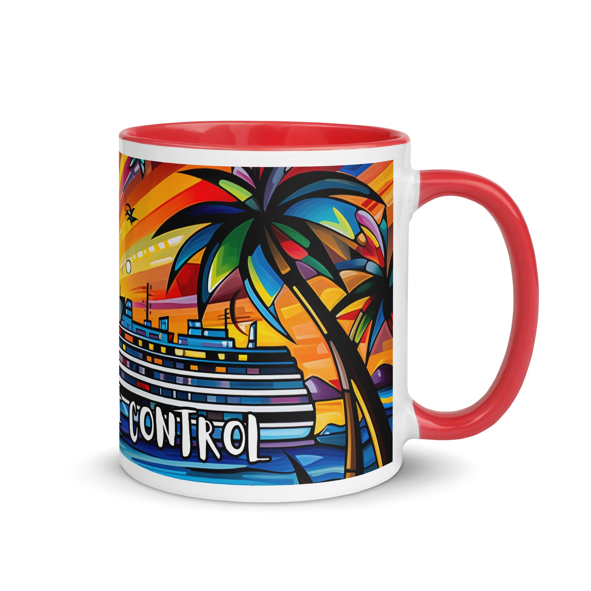 On Cruise Control Mug with Color Inside - Sunshine on the Seas