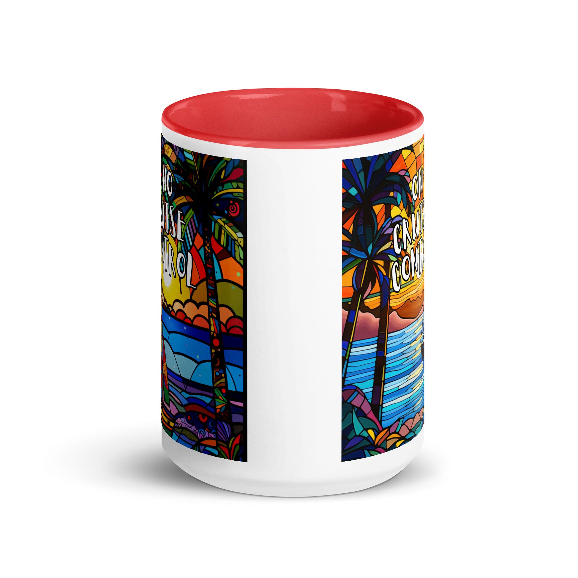 On/No Cruise Control Mug with Color Inside - Sunshine on the Seas