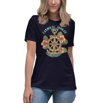 Carnival Jubilee Cruise Squad 2024 Women's Relaxed T-Shirt
