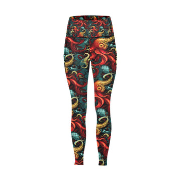 Octopus Leggings with Pockets