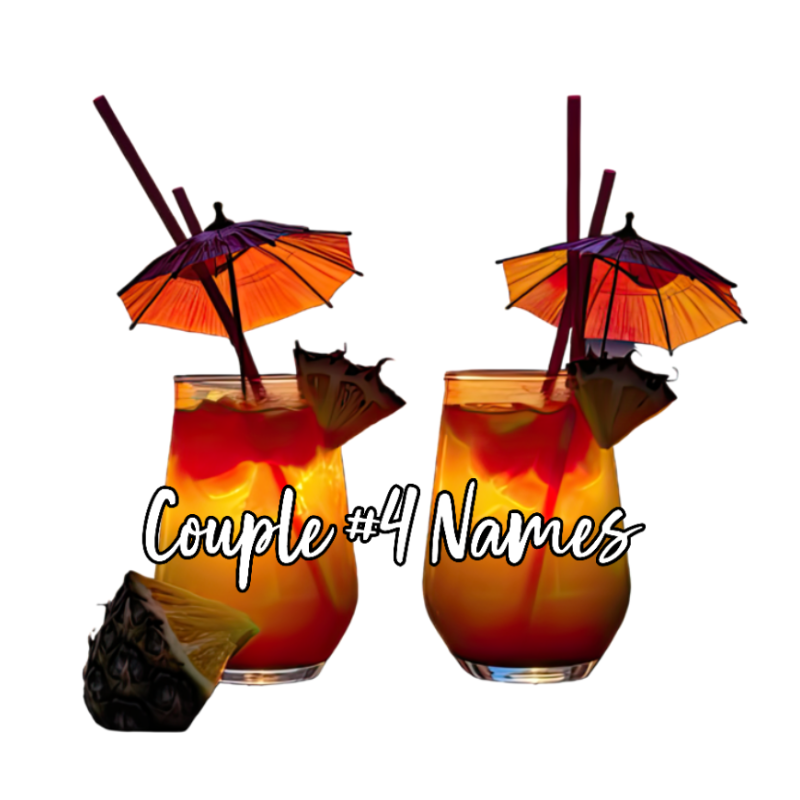 Custom Personalized Tropical Drinks Cruise Door Magnets - Sunshine on the Seas