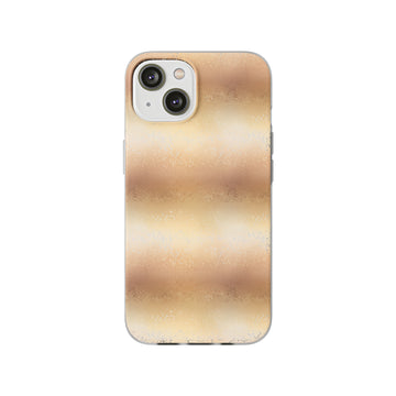 Gold Glitter Flexi Case - iPhone, Galaxy