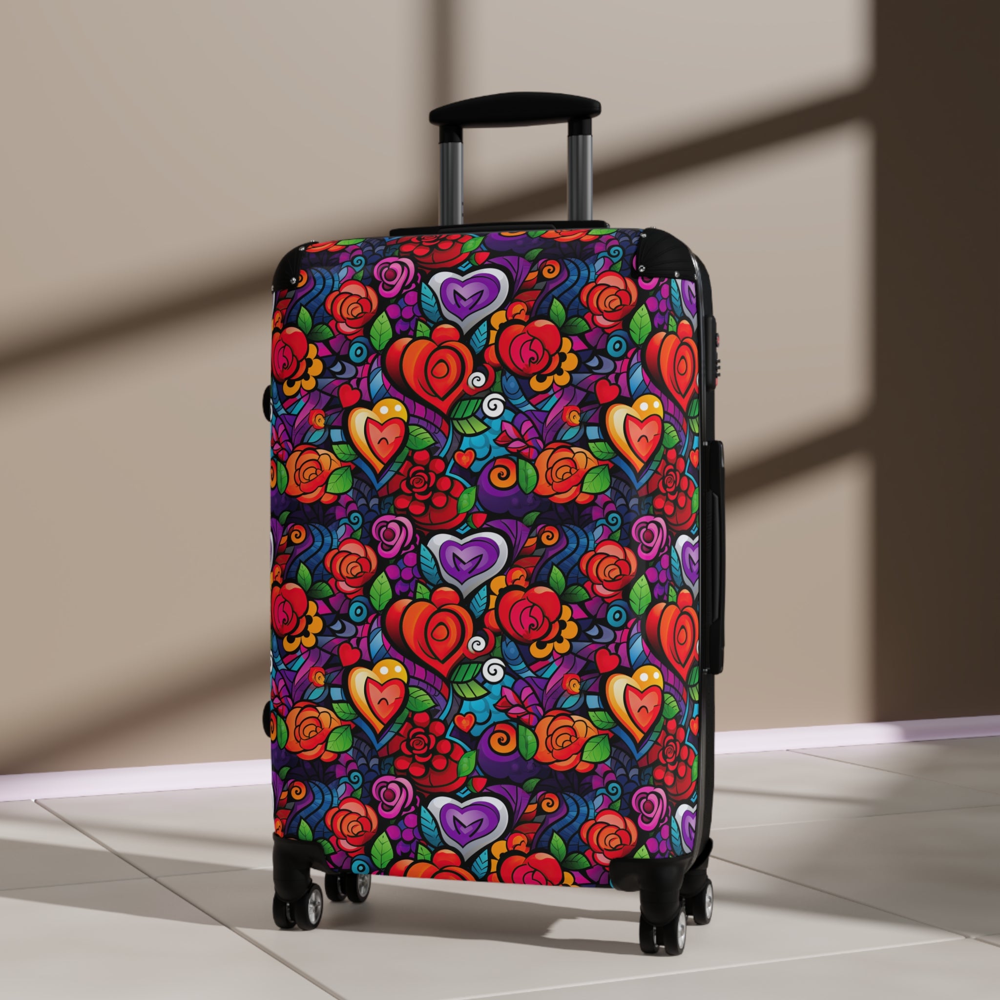 Hearts & Roses Suitcase