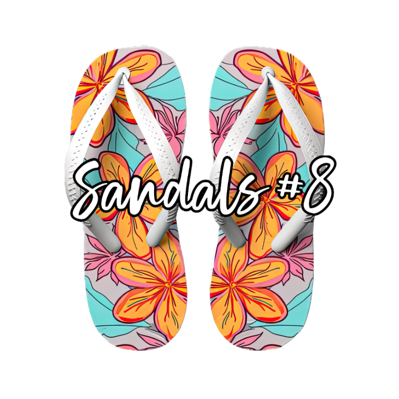 Custom Personalized Tropical Sandals Cruise Door Magnets - Sunshine on the Seas