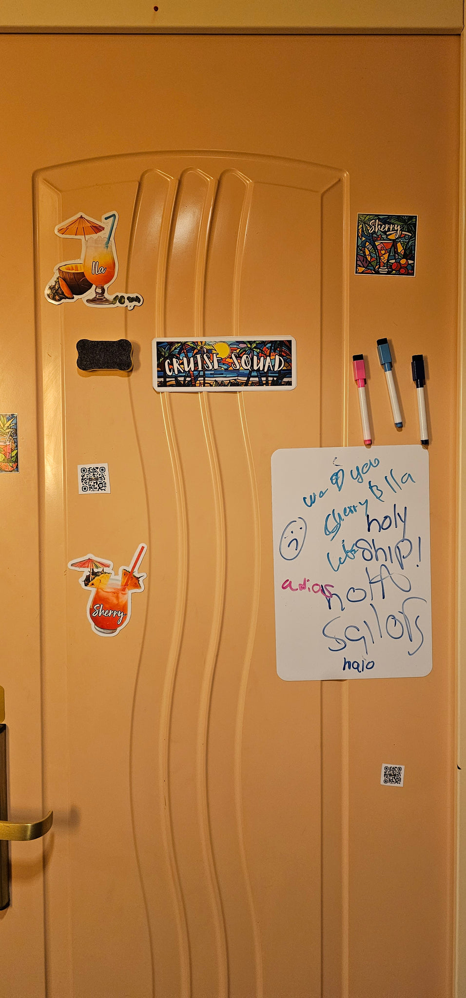 Magnetic Cruise Door Dry Erase Whiteboard