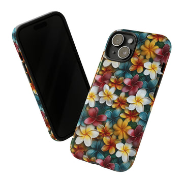 Plumeria Cell Phone Tough Cases - iPhone, Galaxy, Pixel