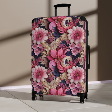 Pink Paisley Suitcase