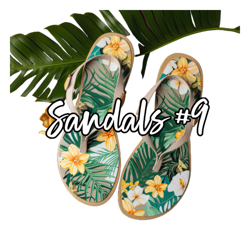 Custom Personalized Tropical Sandals Cruise Door Magnets - Sunshine on the Seas