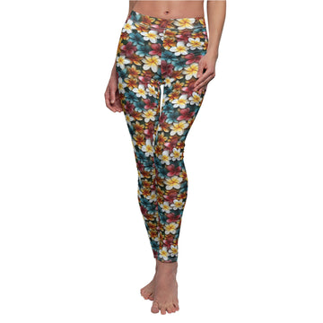 Plumeria Casual Leggings