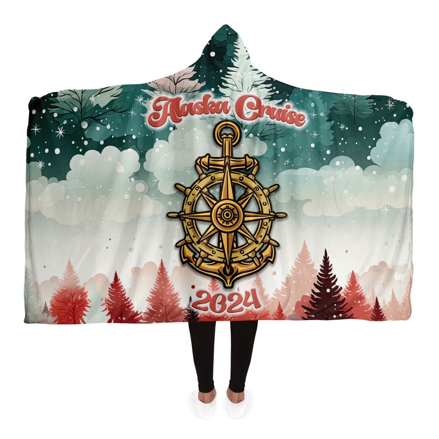 Customizable Cruise Hooded Blanket