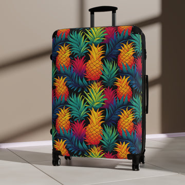 Colorful Pineapple Suitcase