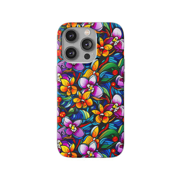 Purple Orchid Flexi Case - iPhone, Galaxy