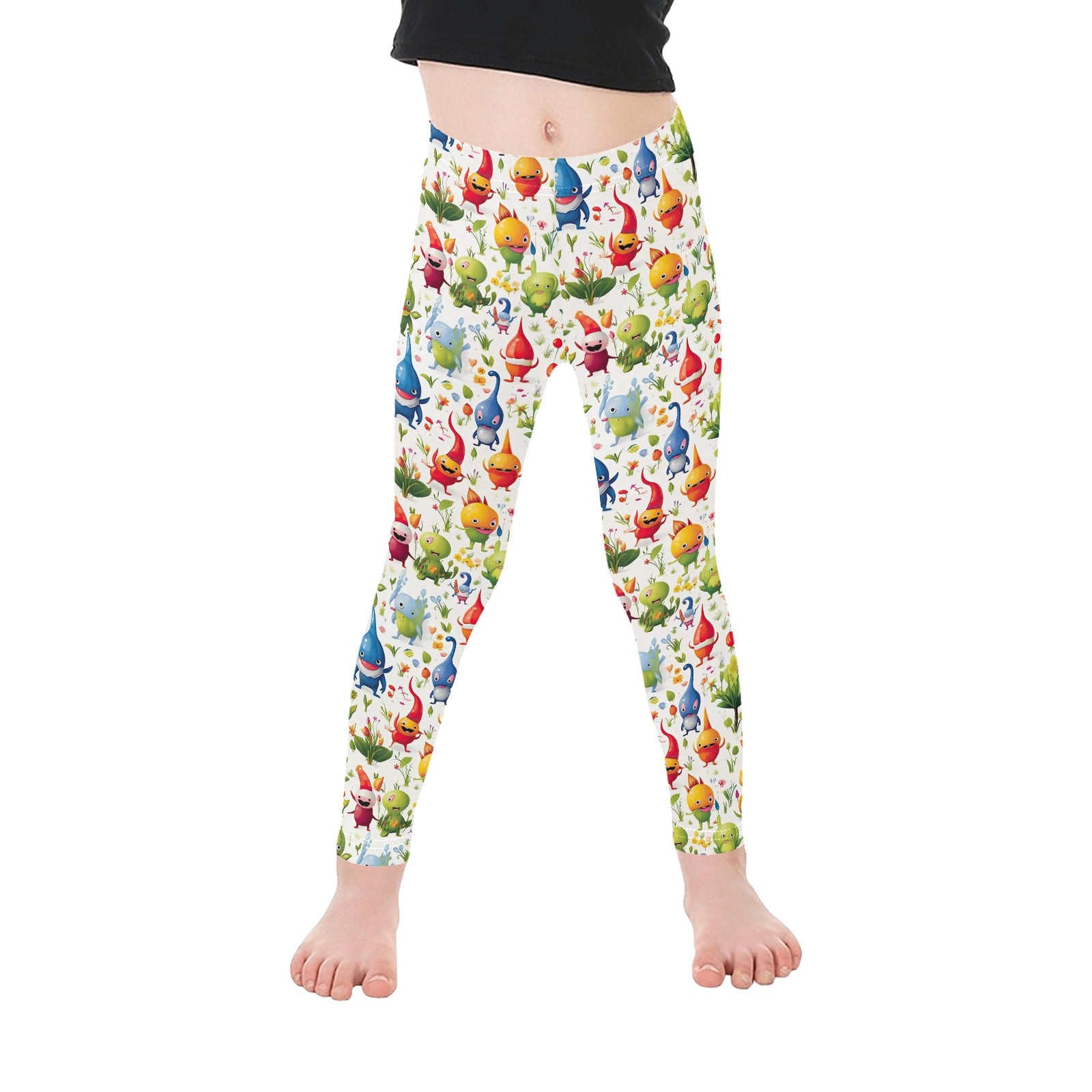 Video Game Plant Creatures Girls Leggings