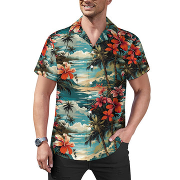 Tropical Paradise Men's Hawaiian Shirt