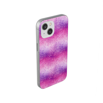 Pink Glitter Flexi Case - iPhone, Galaxy