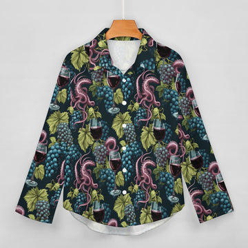 Octopi & Wine Women's Shirt