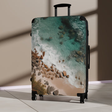 Tropical Beach Shoreline Suitcase