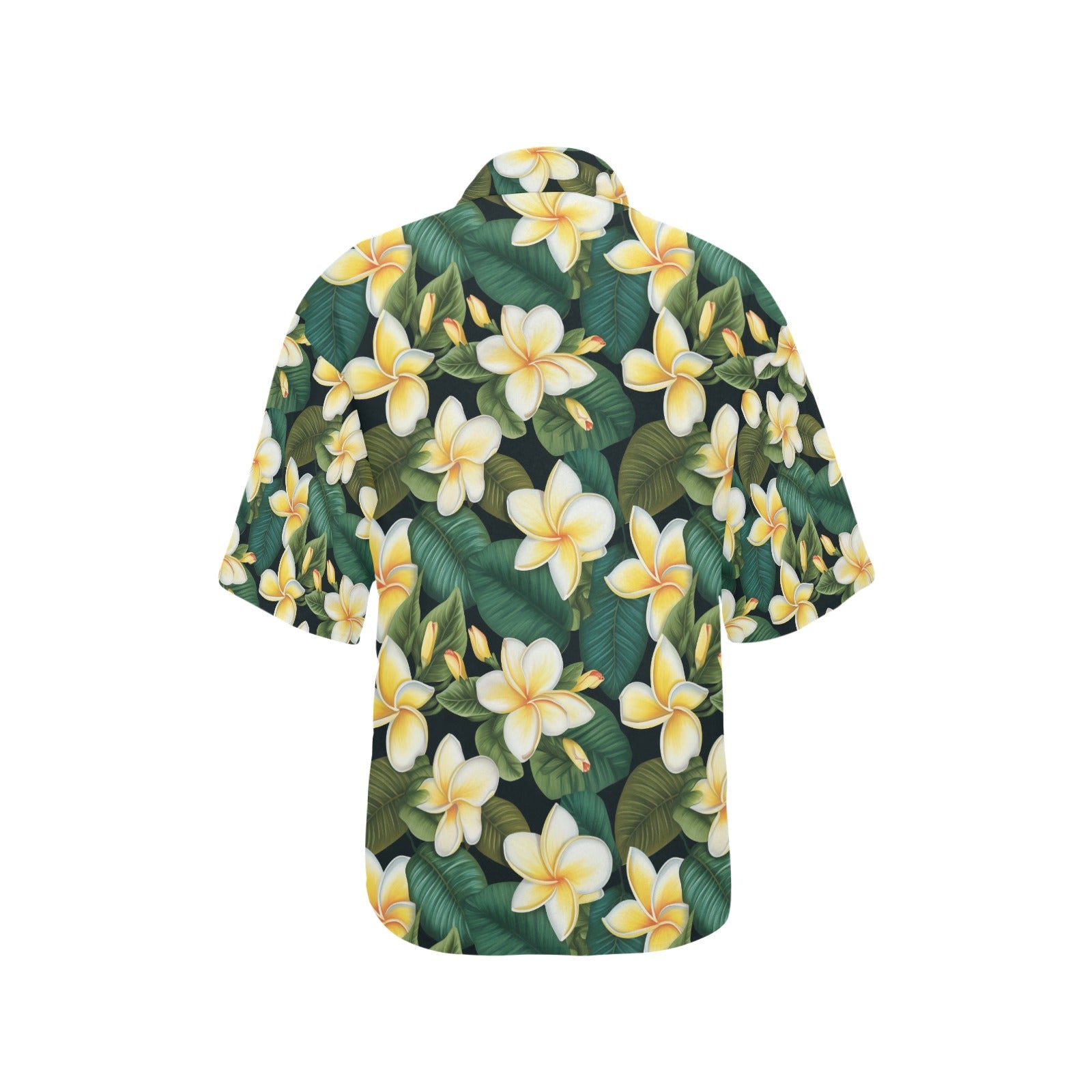 Plumeria Hawaiian Shirt for Women - Sunshine on the Seas