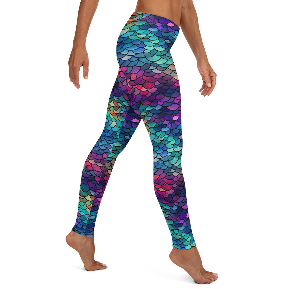 Rainbow Mermaid Women's Leggings - Sunshine on the Seas