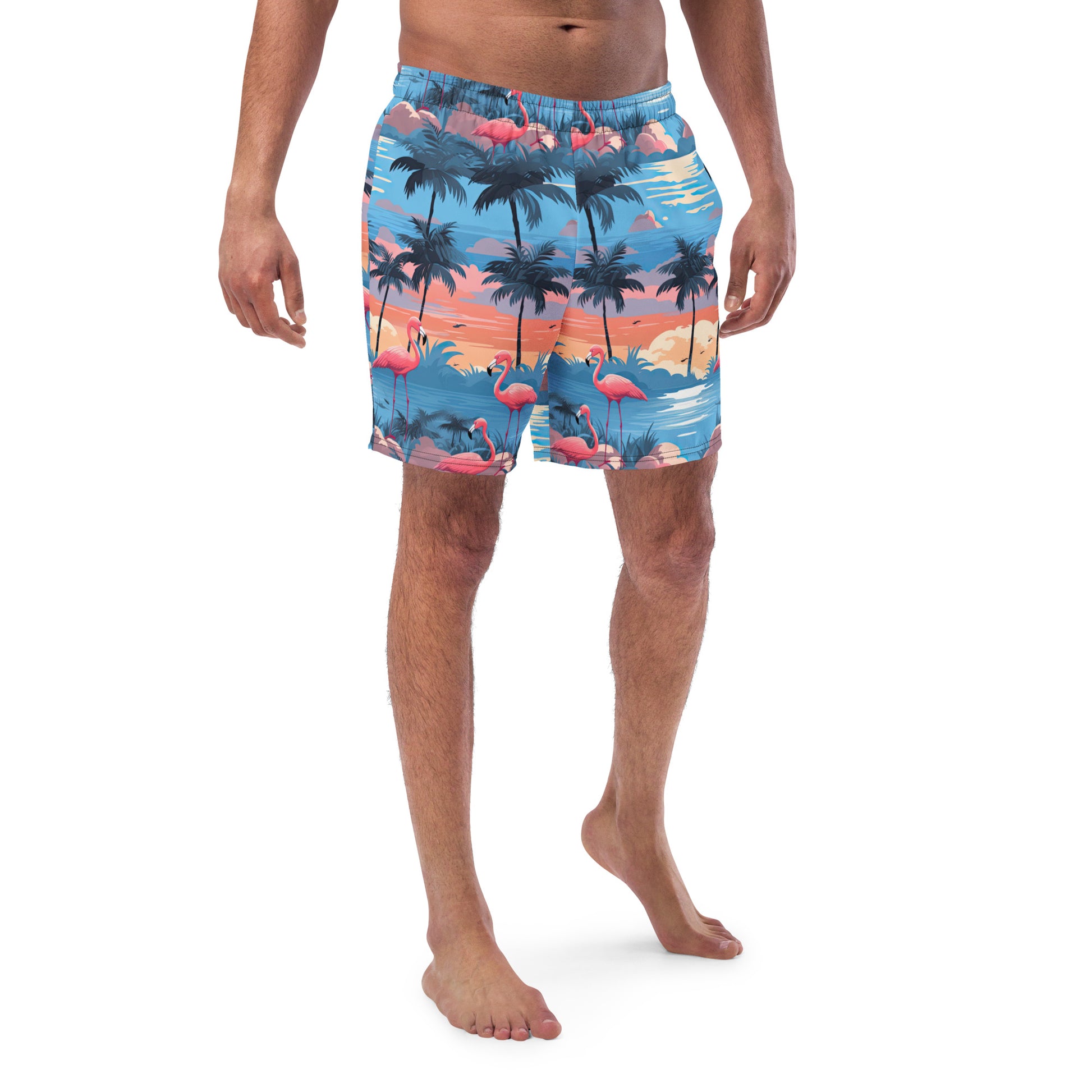 Flamigos Men's Swim Trunks - Sunshine on the Seas