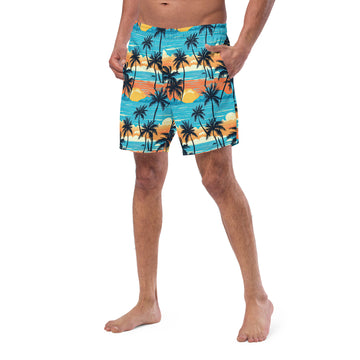 Tropical Palm Trees Men's swim trunks