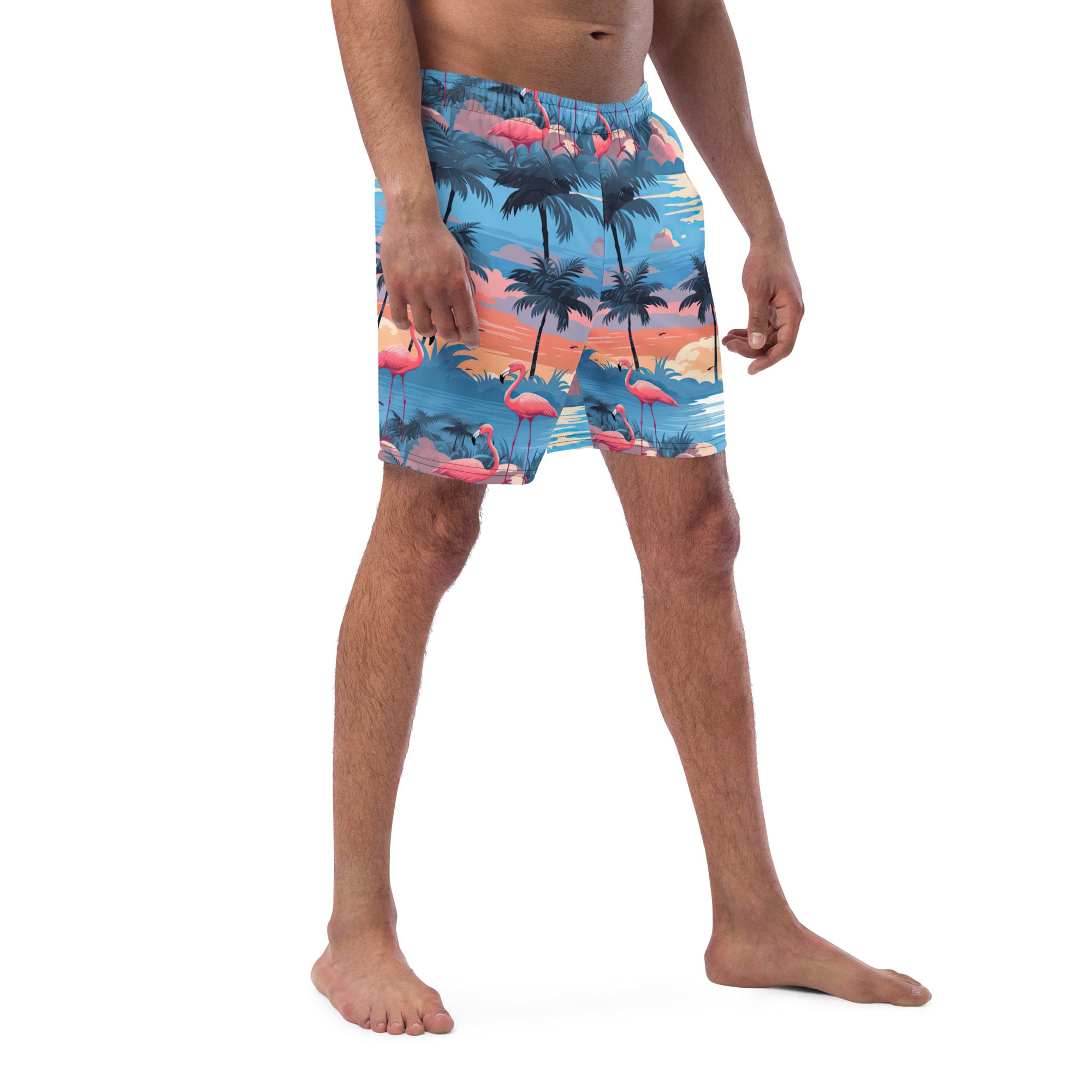 Flamigos Men's Swim Trunks - Sunshine on the Seas