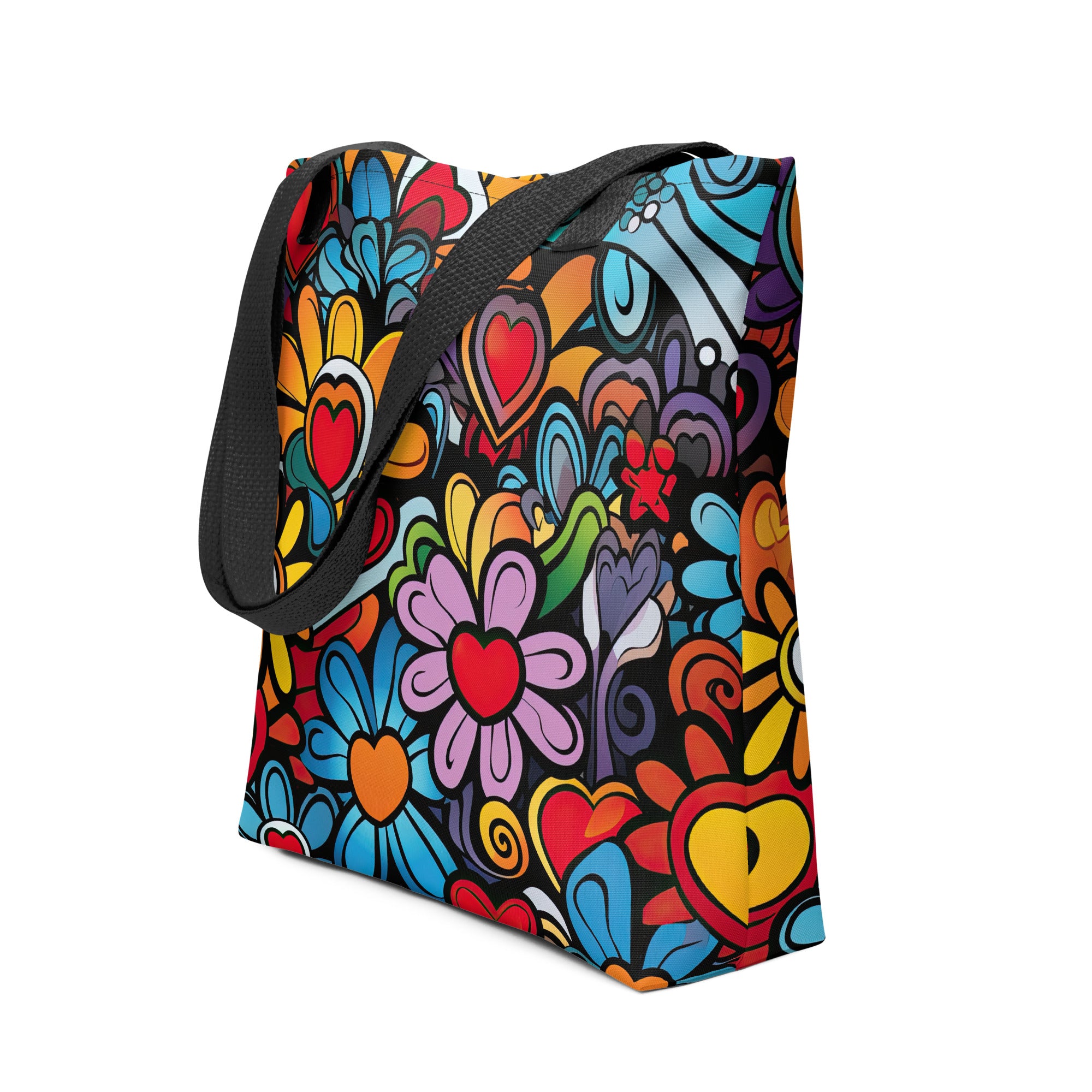 Hearts & Flowers Tote bag - Sunshine on the Seas